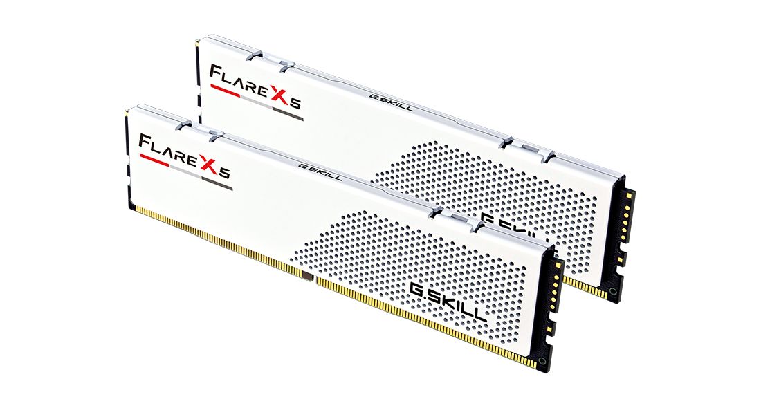 G.SKILL 64GB DDR5 6000MHz Kit(2x32GB) Flare X5 White