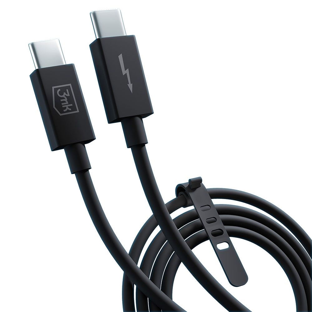 3mk Hyper ThunderBolt kábel 240W 1m Black