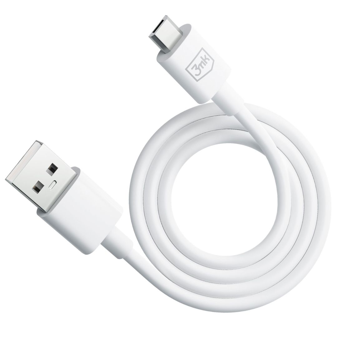3mk Hyper kábel A - Micro 1.2m 5V 2,4A White