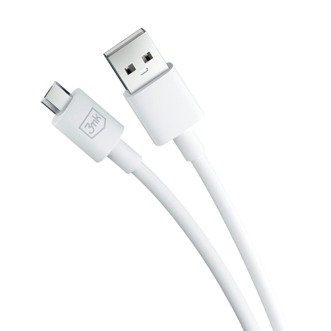 3mk Hyper kábel A - Micro 1.2m 5V 2,4A White