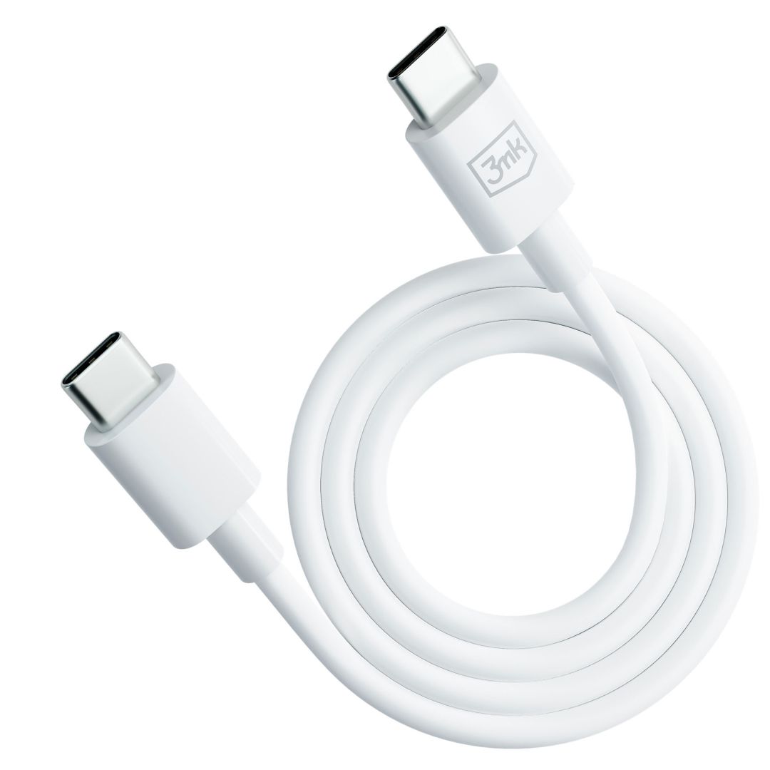 3mk Hyper kábel C - C 100W 1,2m White