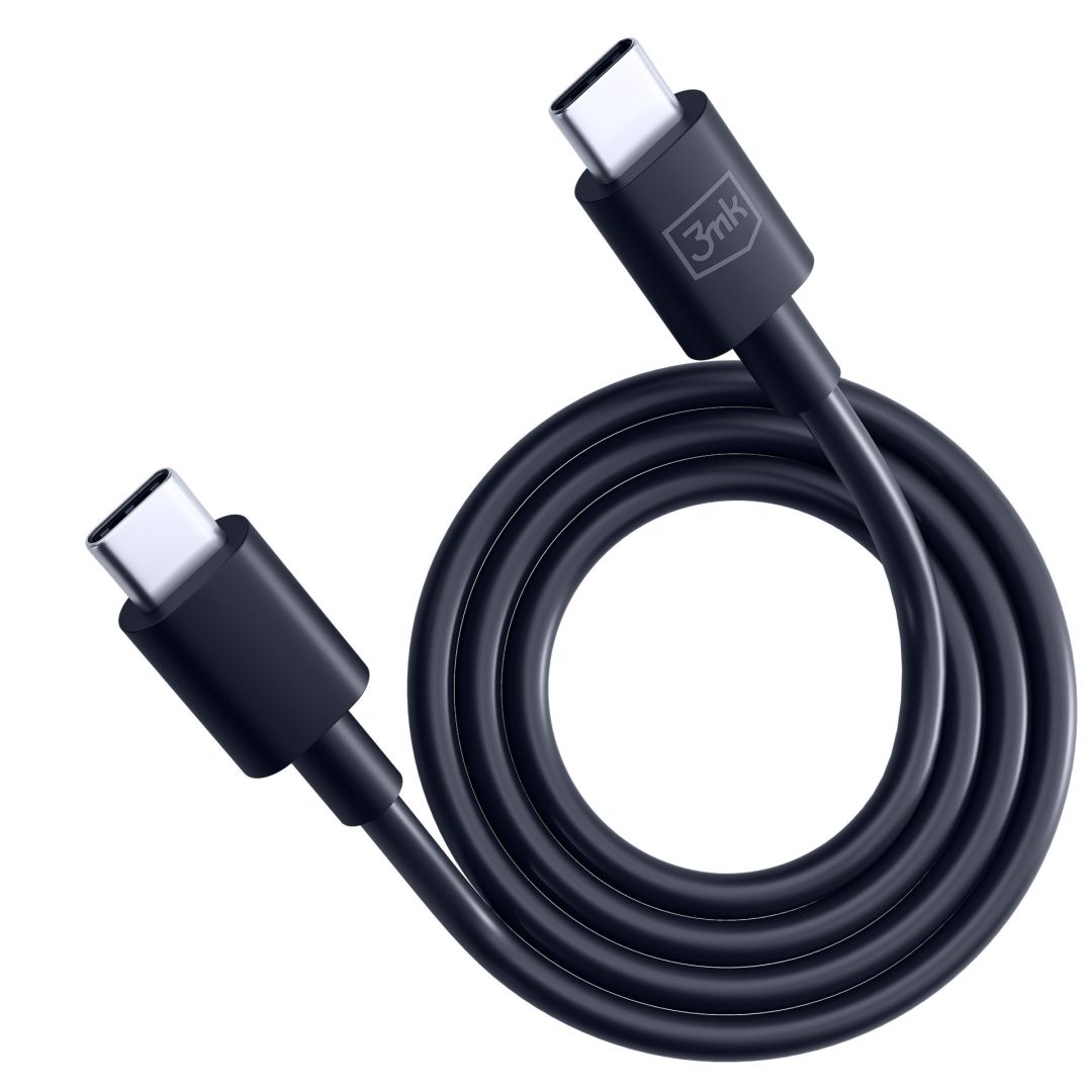 3mk Hyper kábel C - C 100W 1,2m Black