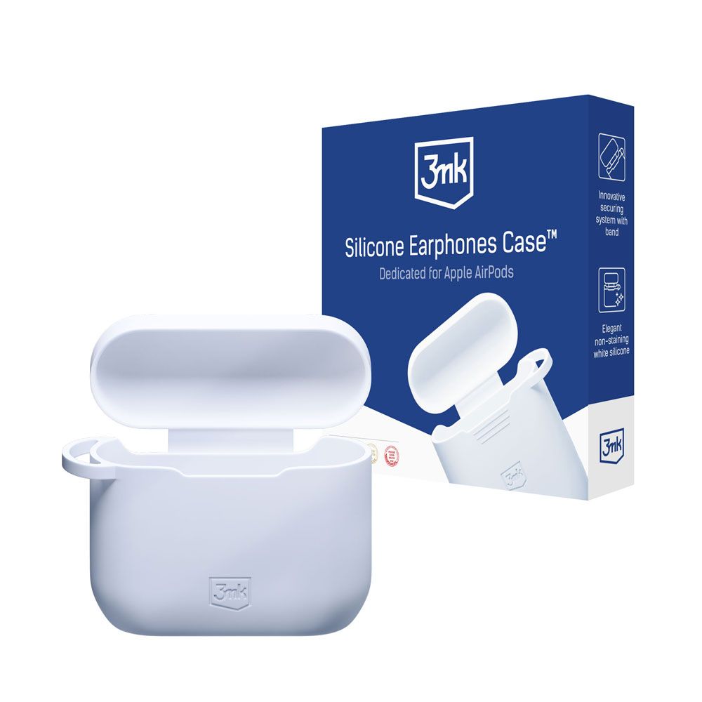 3mk Szilikon AirPods Telefontok Fehér Apple AirPods 3rd gen.