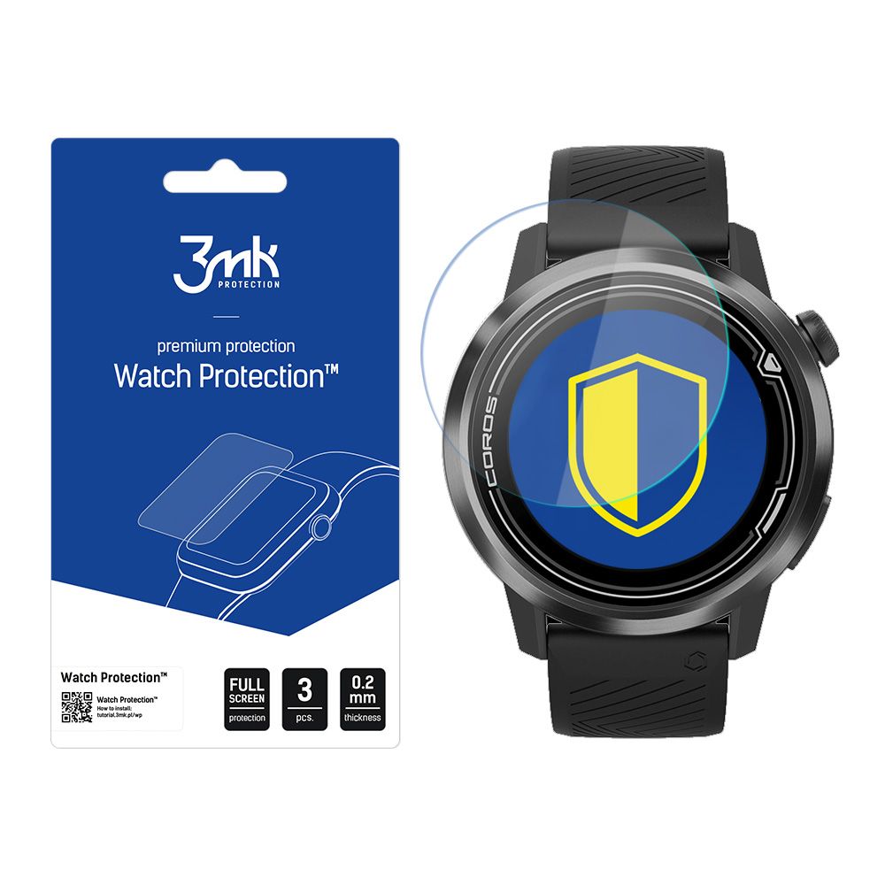 3mk Óra kijelző védőfólia FlexibleGlass hibrid üvegfólia 7H Coros Apex 46mm