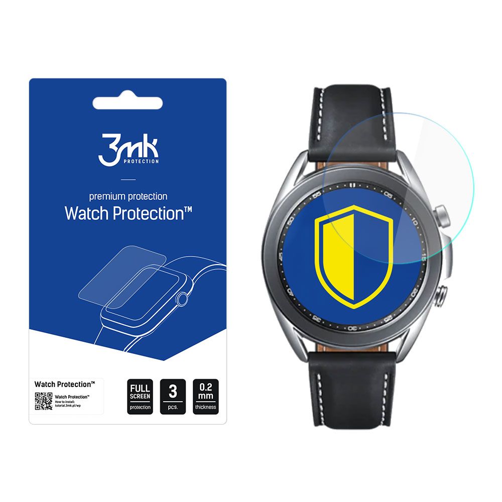 3mk Óra kijelző védőfólia FlexibleGlass hibrid üvegfólia 7H Samsung Galaxy Watch 3 41mm