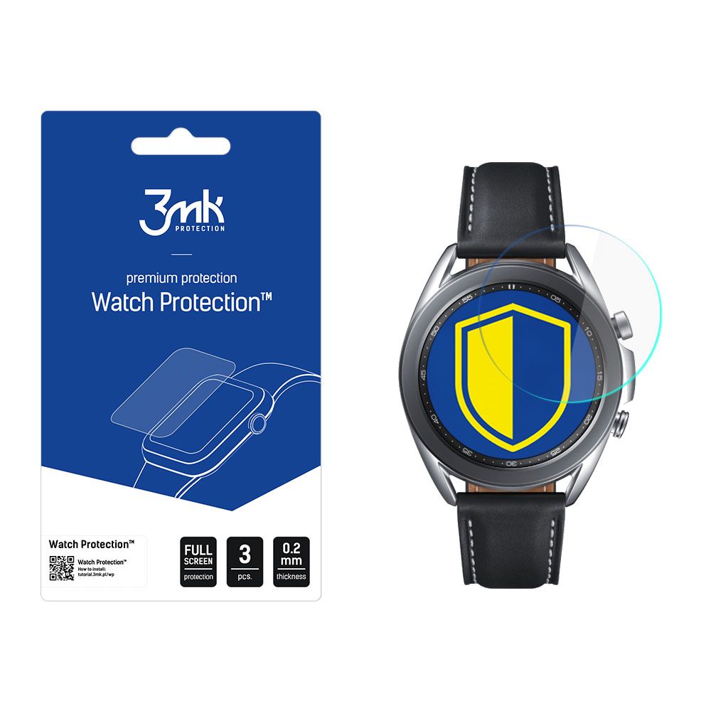 3mk Óra kijelző védőfólia FlexibleGlass hibrid üvegfólia 7H Samsung Galaxy Watch 3 45mm
