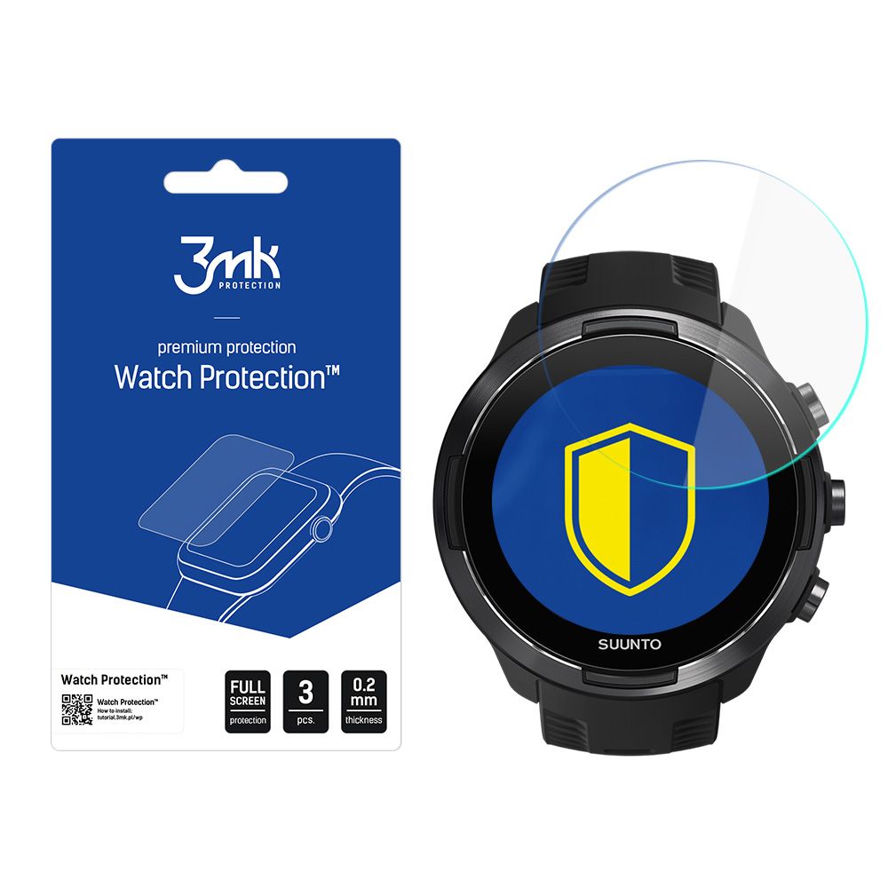 3mk Óra kijelző védőfólia FlexibleGlass hibrid üvegfólia 7H Suunto 9