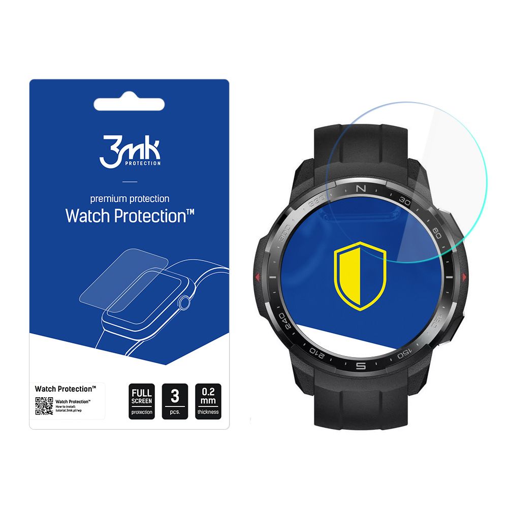 3mk Óra kijelző védőfólia FlexibleGlass hibrid üvegfólia 7H Honor Watch GS Pro