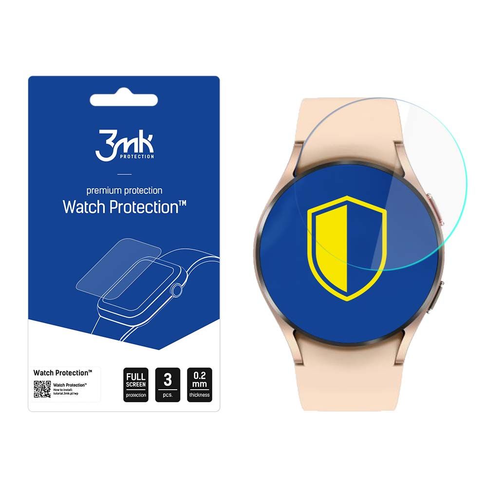 3mk Óra kijelző védőfólia FlexibleGlass hibrid üvegfólia 7H Samsung Galaxy Watch 4 40mm
