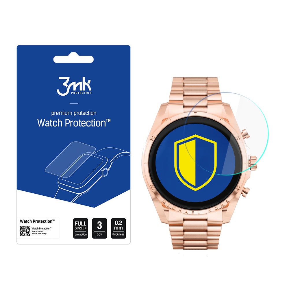 3mk Óra kijelző védőfólia FlexibleGlass hibrid üvegfólia 7H Michael Kors Gen 6 Bradshaw