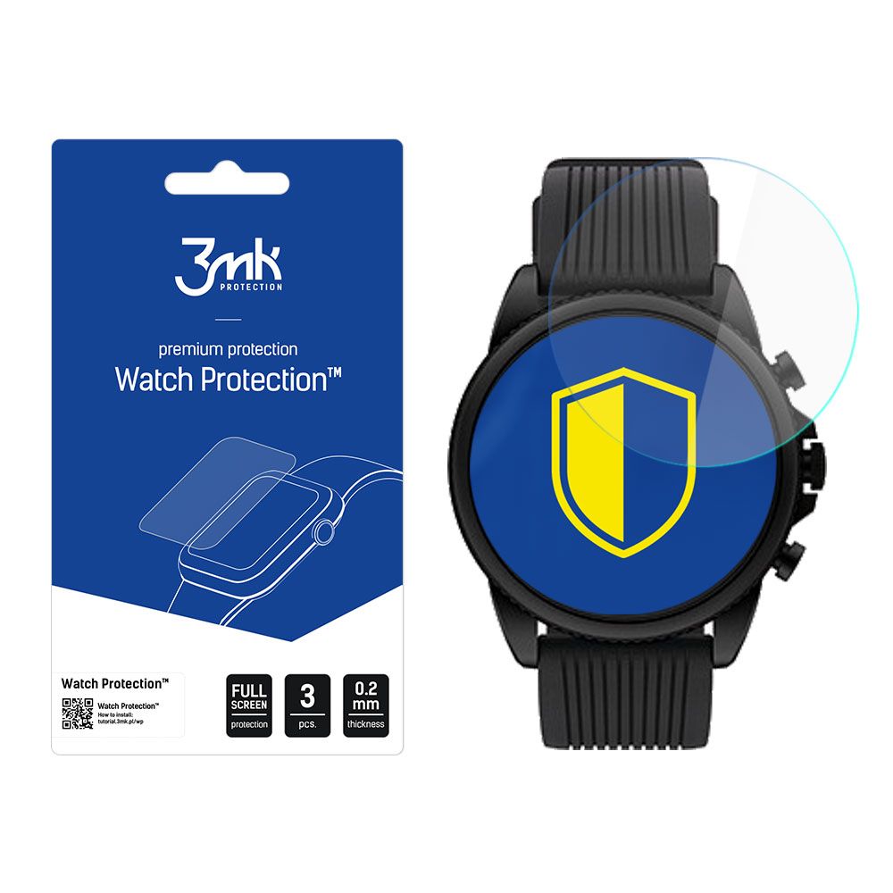 3mk Óra kijelző védőfólia FlexibleGlass hibrid üvegfólia 7H Razer X Fossil Gen 6