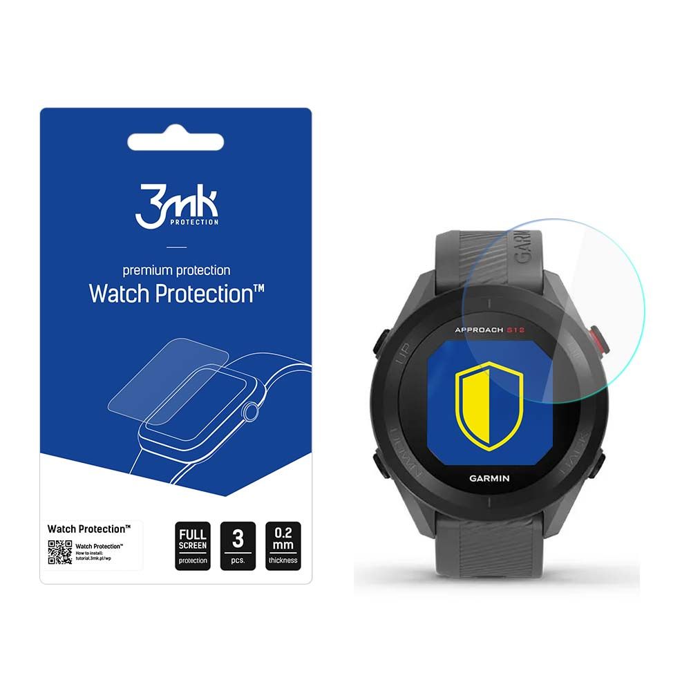 3mk Óra kijelző védőfólia FlexibleGlass hibrid üvegfólia 7H Garmin Approach S12