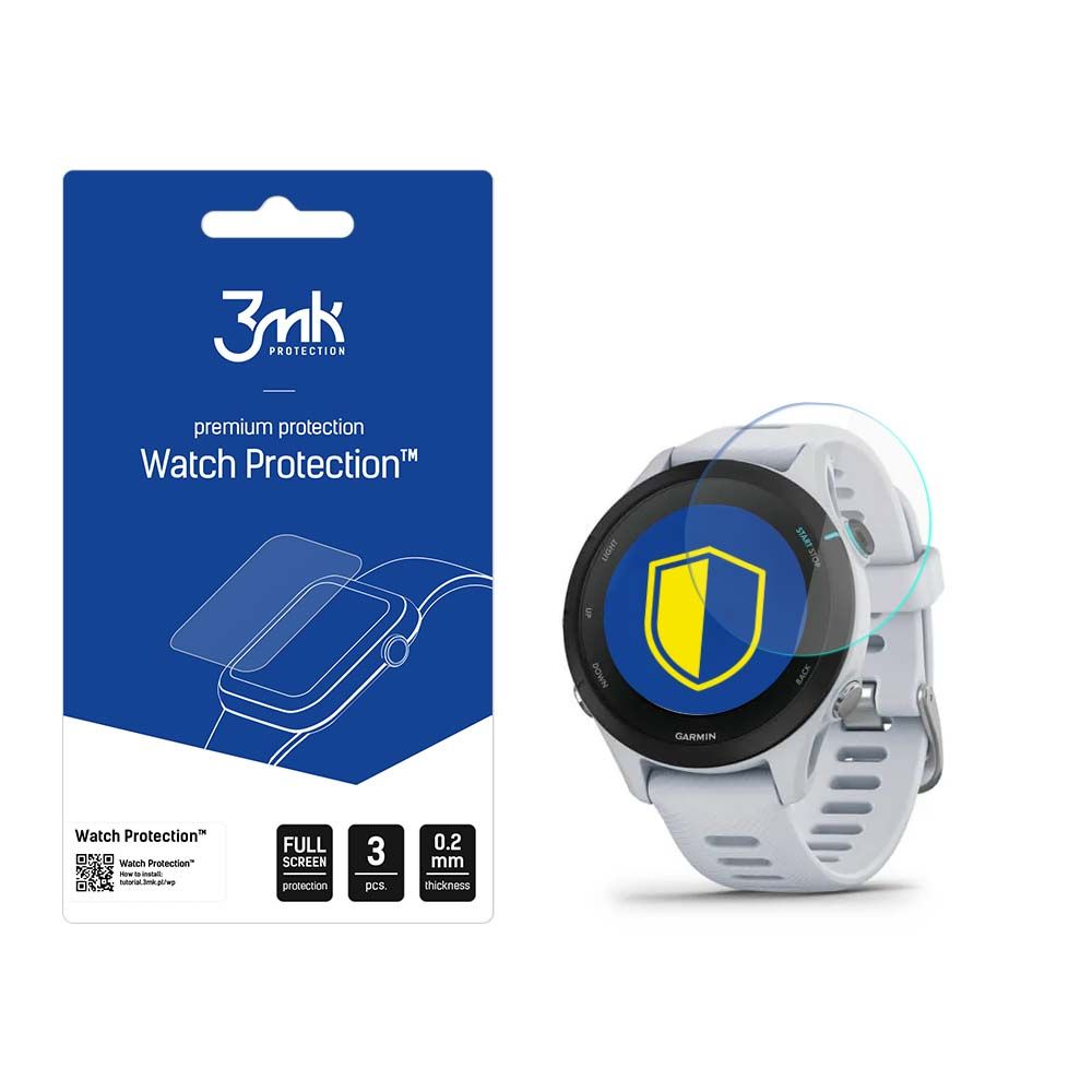3mk Óra kijelző védőfólia FlexibleGlass hibrid üvegfólia 7H Garmin Forerunner 255s Music
