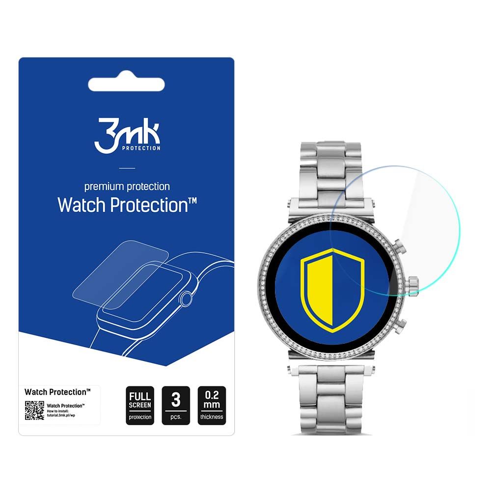 3mk Óra kijelző védőfólia FlexibleGlass hibrid üvegfólia 7H Michael Kors Sofie MKT5061