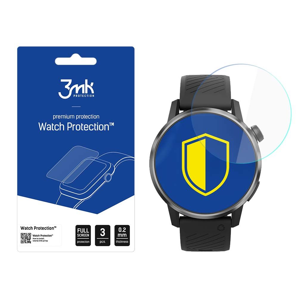 3mk Óra kijelző védőfólia FlexibleGlass hibrid üvegfólia 7H Coros Apex 2 43mm