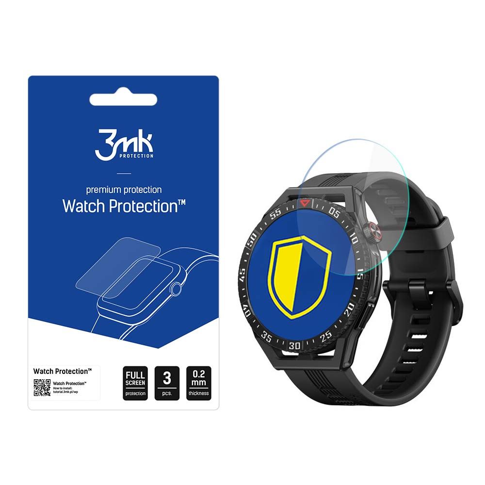 3mk Óra kijelző védőfólia FlexibleGlass hibrid üvegfólia 7H Huawei Watch GT 3 SE