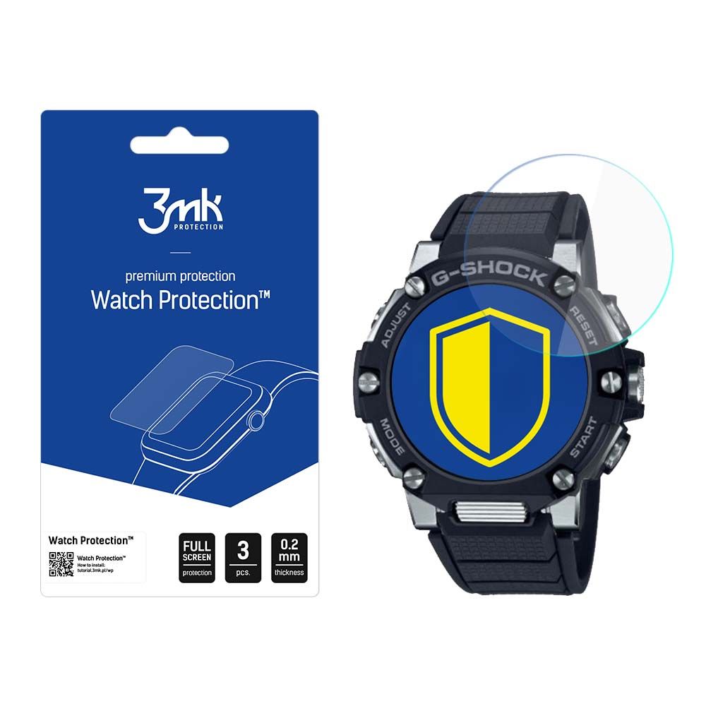3mk Óra kijelző védőfólia FlexibleGlass hibrid üvegfólia 7H G-Shock GST B300