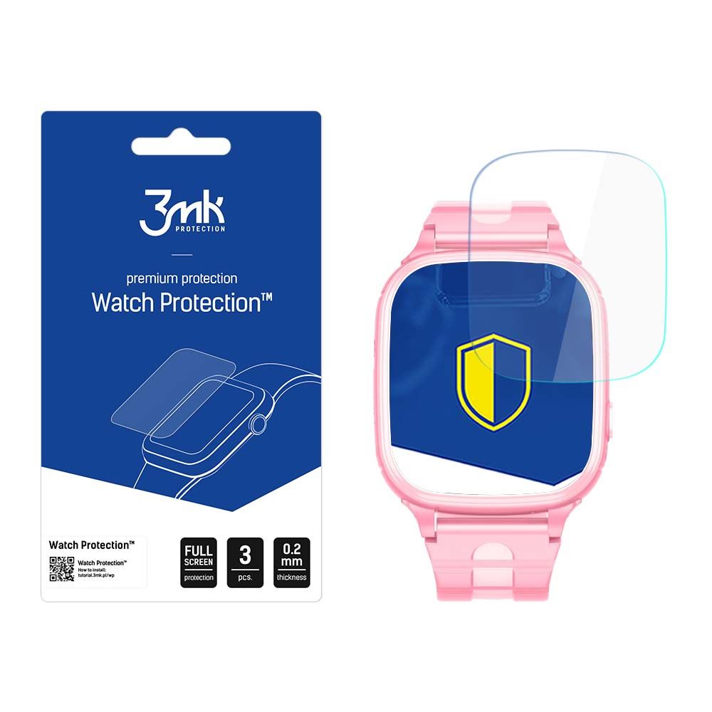 3mk Óra kijelző védőfólia FlexibleGlass hibrid üvegfólia 7H Forever GPS WIFI Kids Óra kijelző Me 2 KW-310
