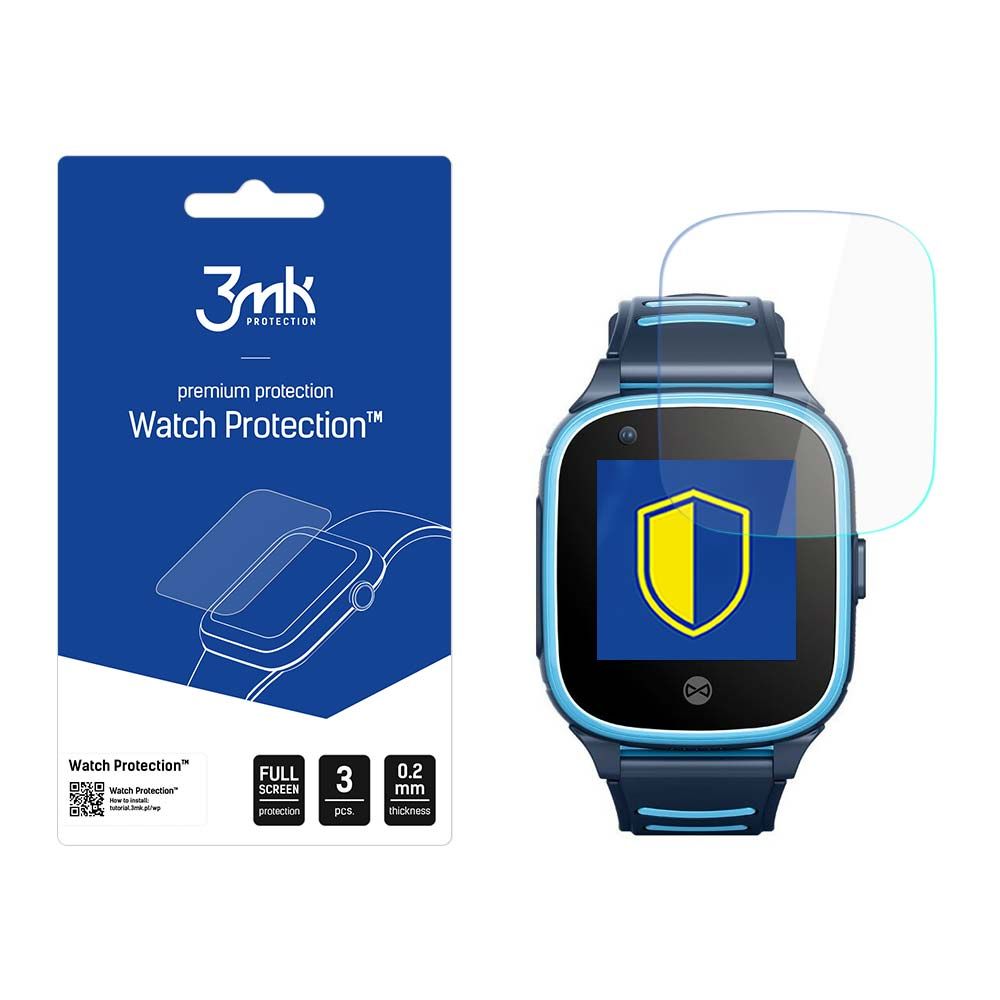 3mk Óra kijelző védőfólia FlexibleGlass hibrid üvegfólia 7H Forever Look Me 4G KW500