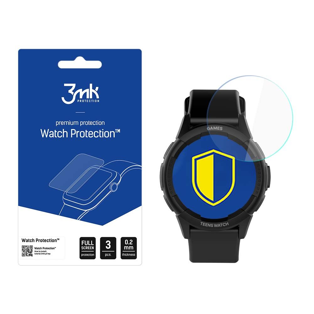 3mk Óra kijelző védőfólia FlexibleGlass hibrid üvegfólia 7H Vector Smart Kids VCTR-00-02BK