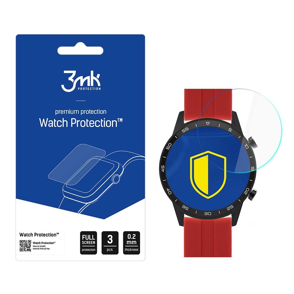 3mk Óra kijelző védőfólia FlexibleGlass hibrid üvegfólia 7H Vector Smart VCTR-32-22BK RD 45mm