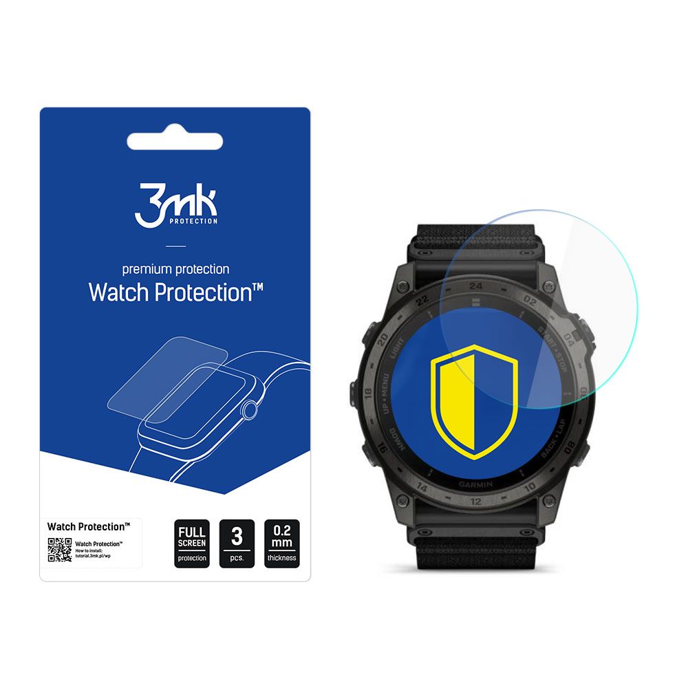 3mk Óra kijelző védőfólia FlexibleGlass hibrid üvegfólia 7H Garmin Tactix 7 AMOLED Edition