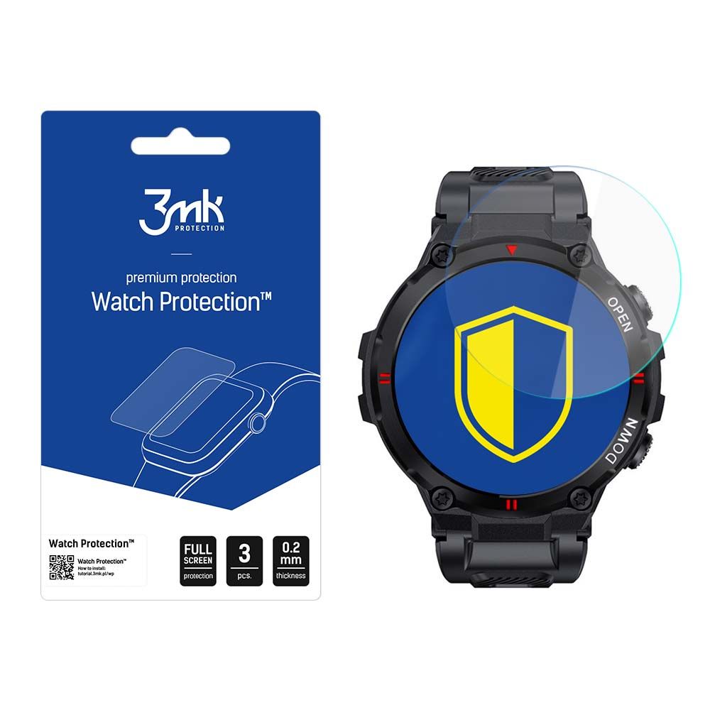 3mk Óra kijelző védőfólia FlexibleGlass hibrid üvegfólia 7H Microwear SG-Gadgets 27 Series
