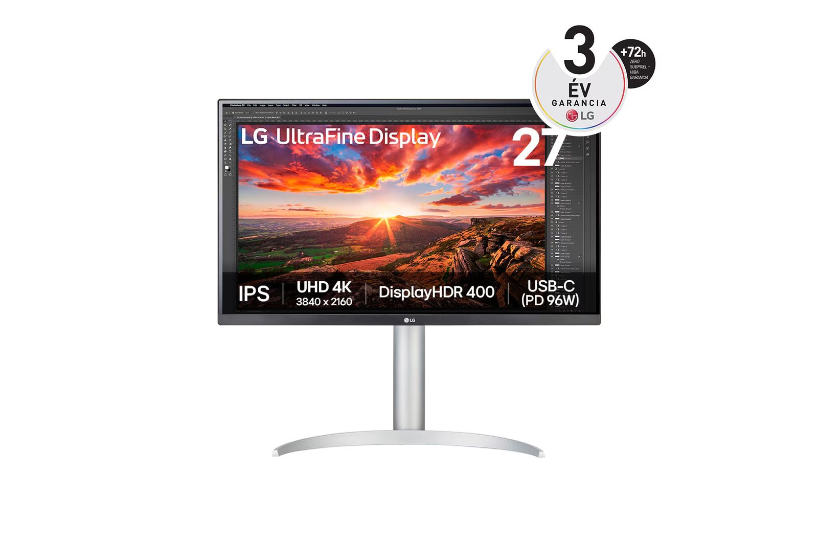 LG 27" 27UP850K-W IPS LED