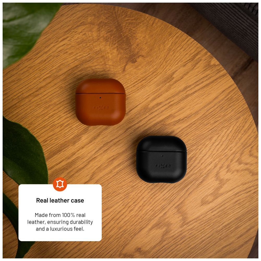 FIXED PodsLeather Apple Airpods 4-hez fekete