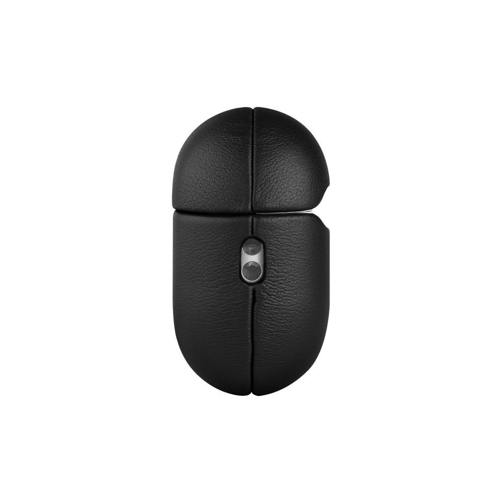 FIXED PodsLeather MagSafe támogatással Apple AirPods Pro 2/Pro 2 (USB-C) készülékekhez fekete