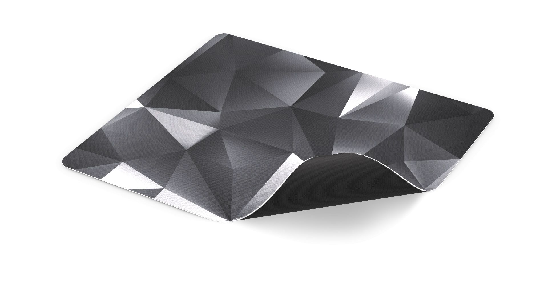 Endorfy Crystal Black L Egérpad Black/White