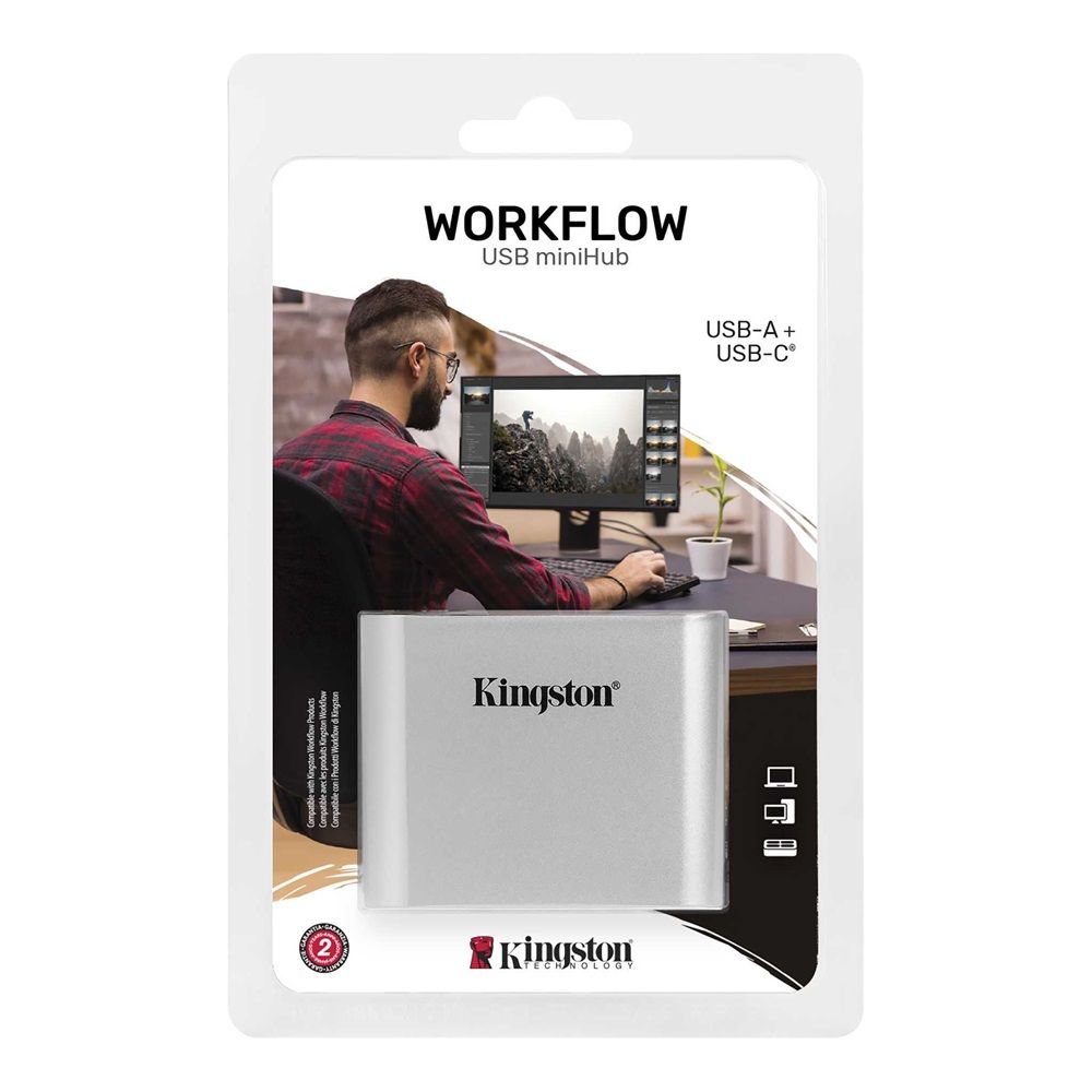 Kingston USB 3.2 Gen 1 Workflow 5G USB-A and USB-C miniHub