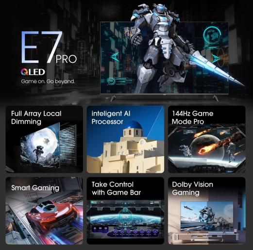 Hisense 65" 65E7NQ PRO QLED Smart