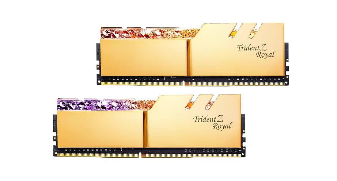 G.SKILL 128GB DDR4 3200MHz Kit(8x16GB) Trident Z Royal