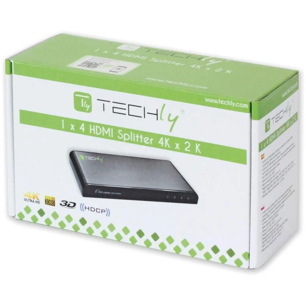 TECHLY  Splitter HDMI 4 way 4K*2K