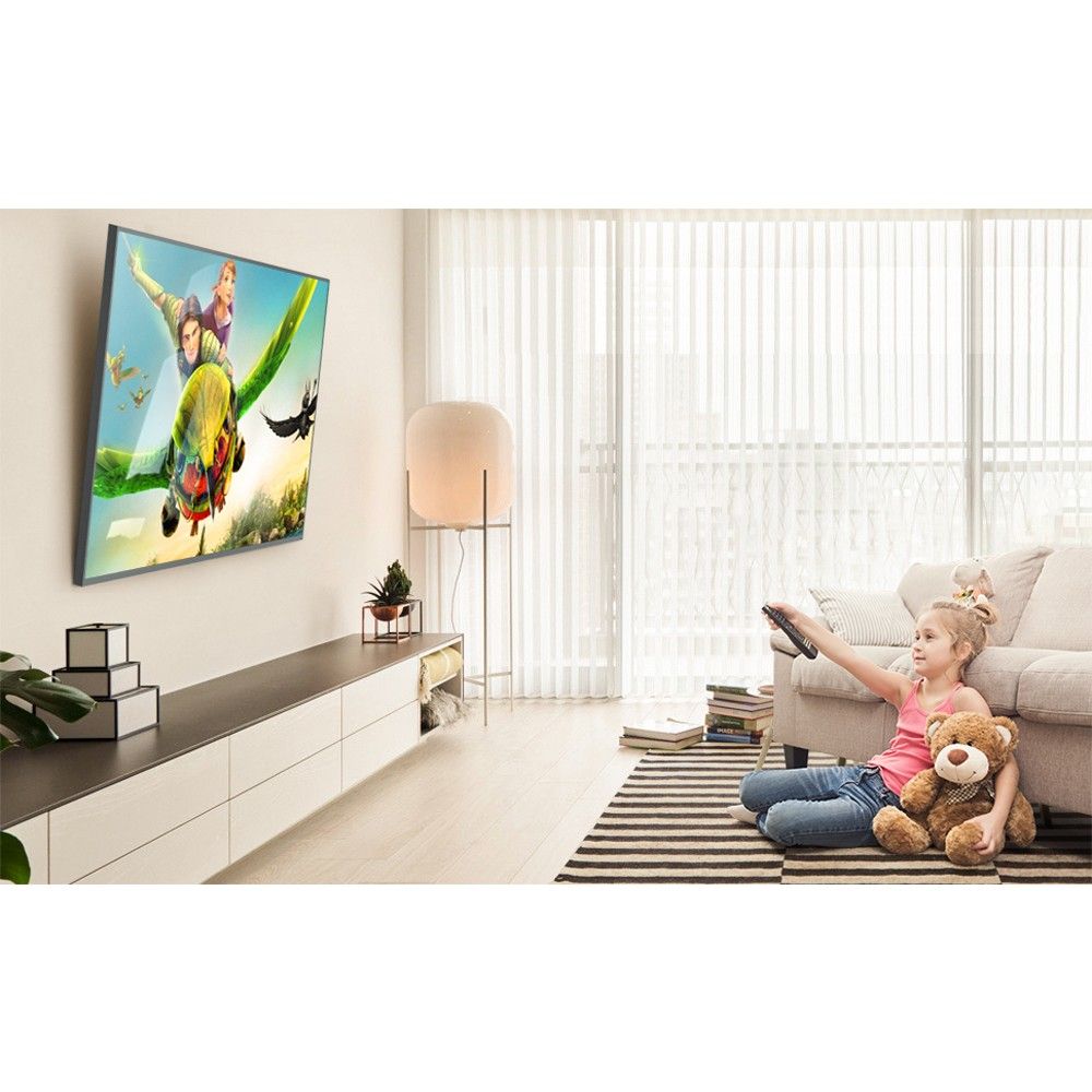 TECHLY  Fixed Slim Wall TV LED LCD Bracket 42-80" Black