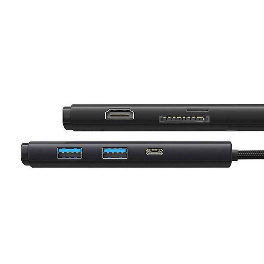 Baseus OS Lite 6 portos USB HUB Black
