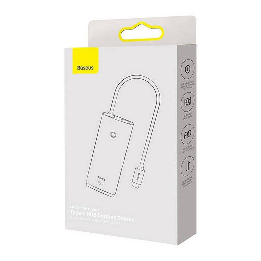 Baseus OS Lite 6 portos USB HUB Black