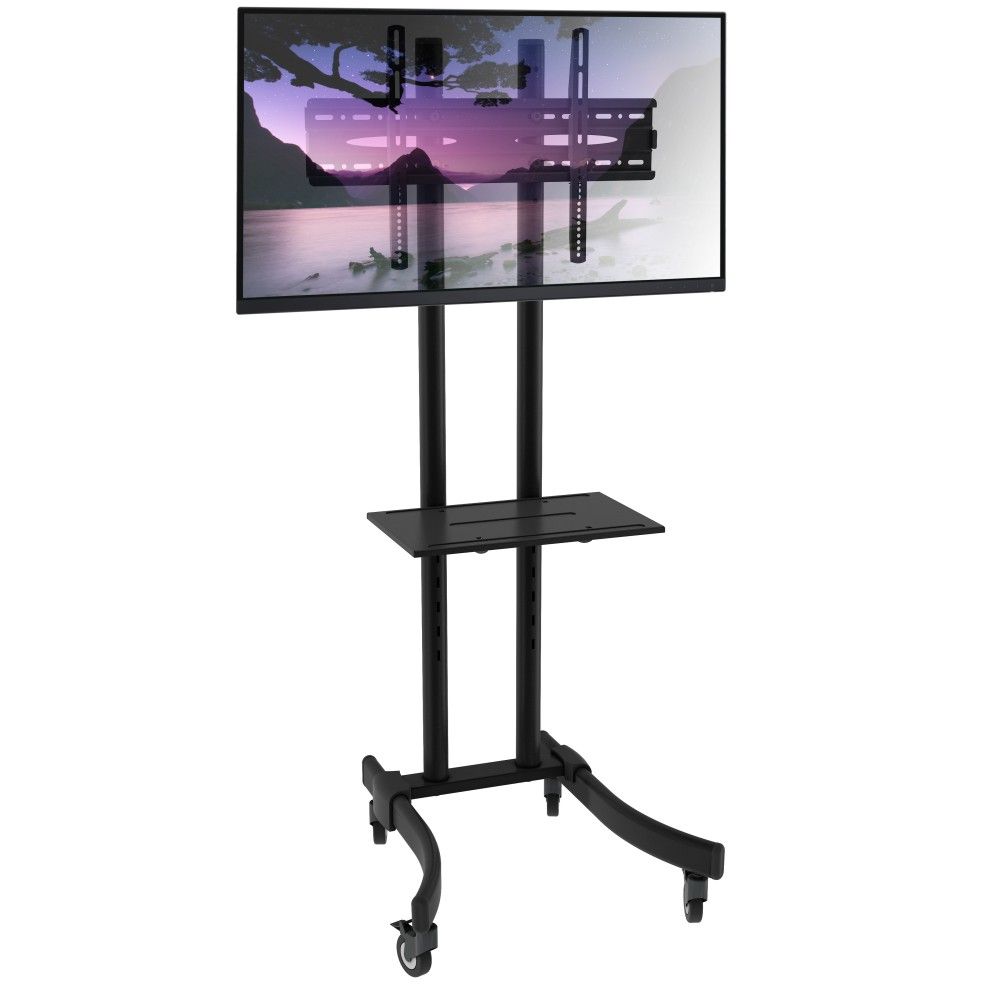 TECHLY  Mobile TV Stand/Trolley for LED/LCD 32-70" with shelf