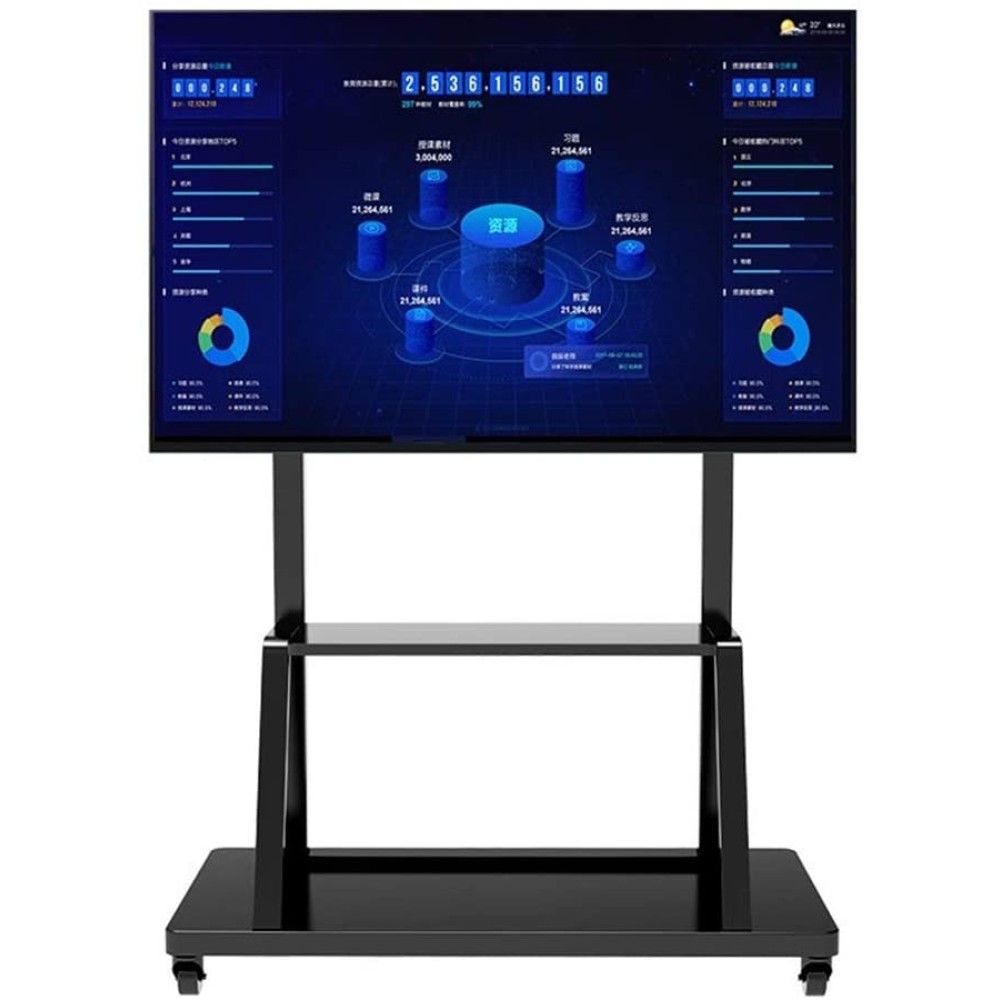 TECHLY  Multifunction Mobile TV Cart for LED/LCD TV 55-100" with shelf