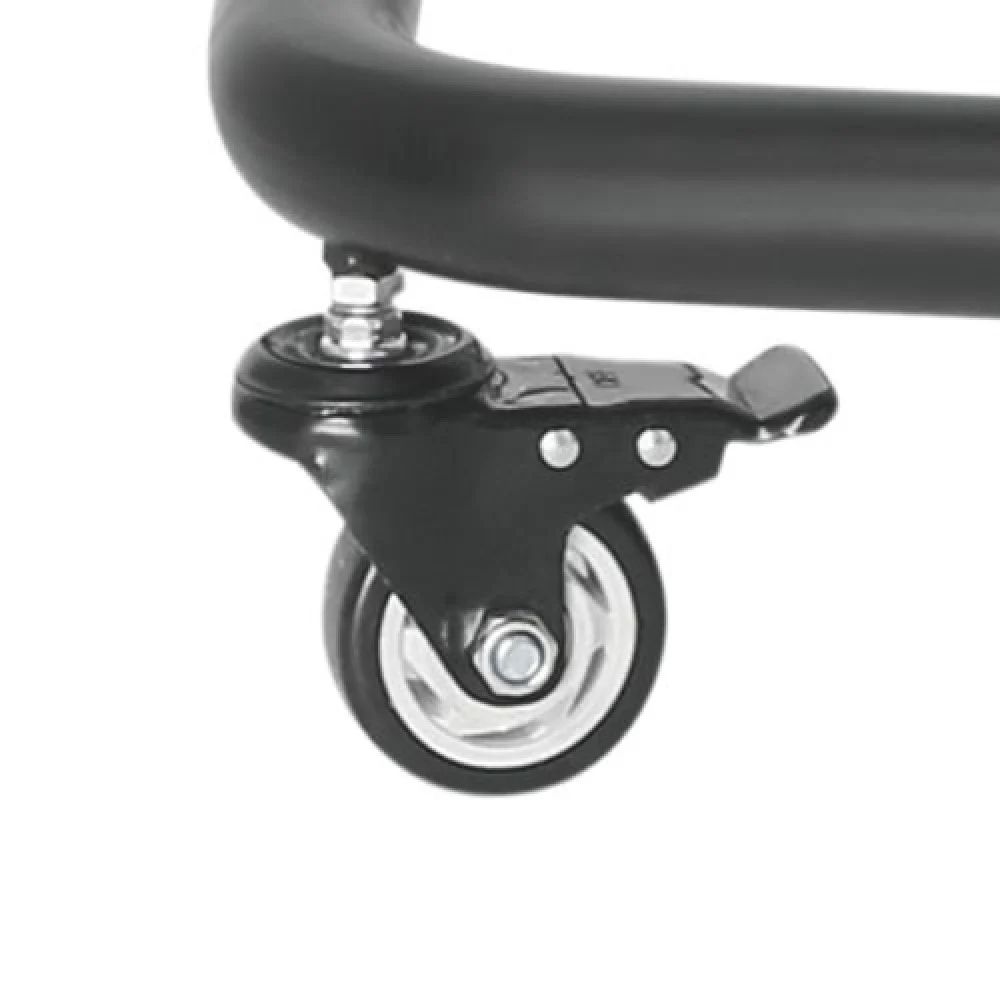 TECHLY  Trolley Floor Support for TV from 60" to 105" Black