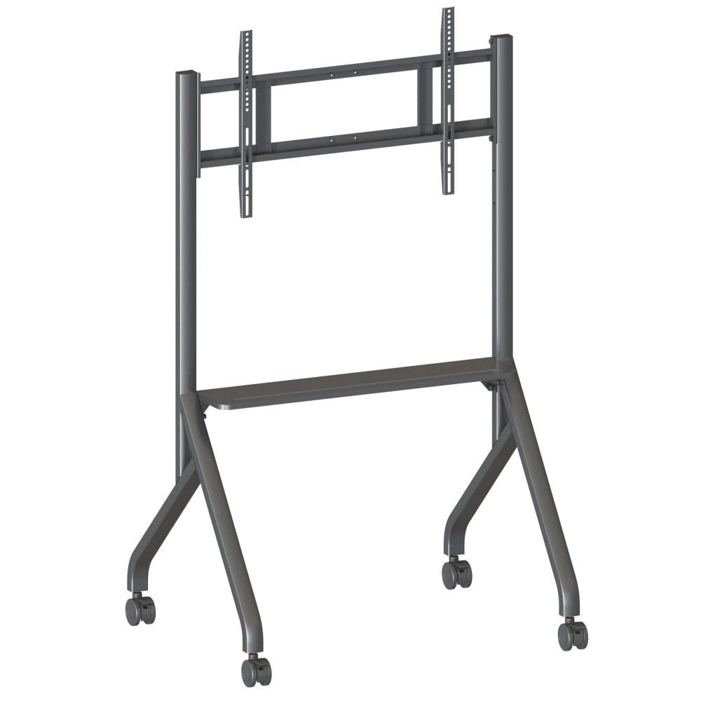 TECHLY  Multifunction Mobile Floor Stand for 65-100" LCD/LED/Plasma TVs Black