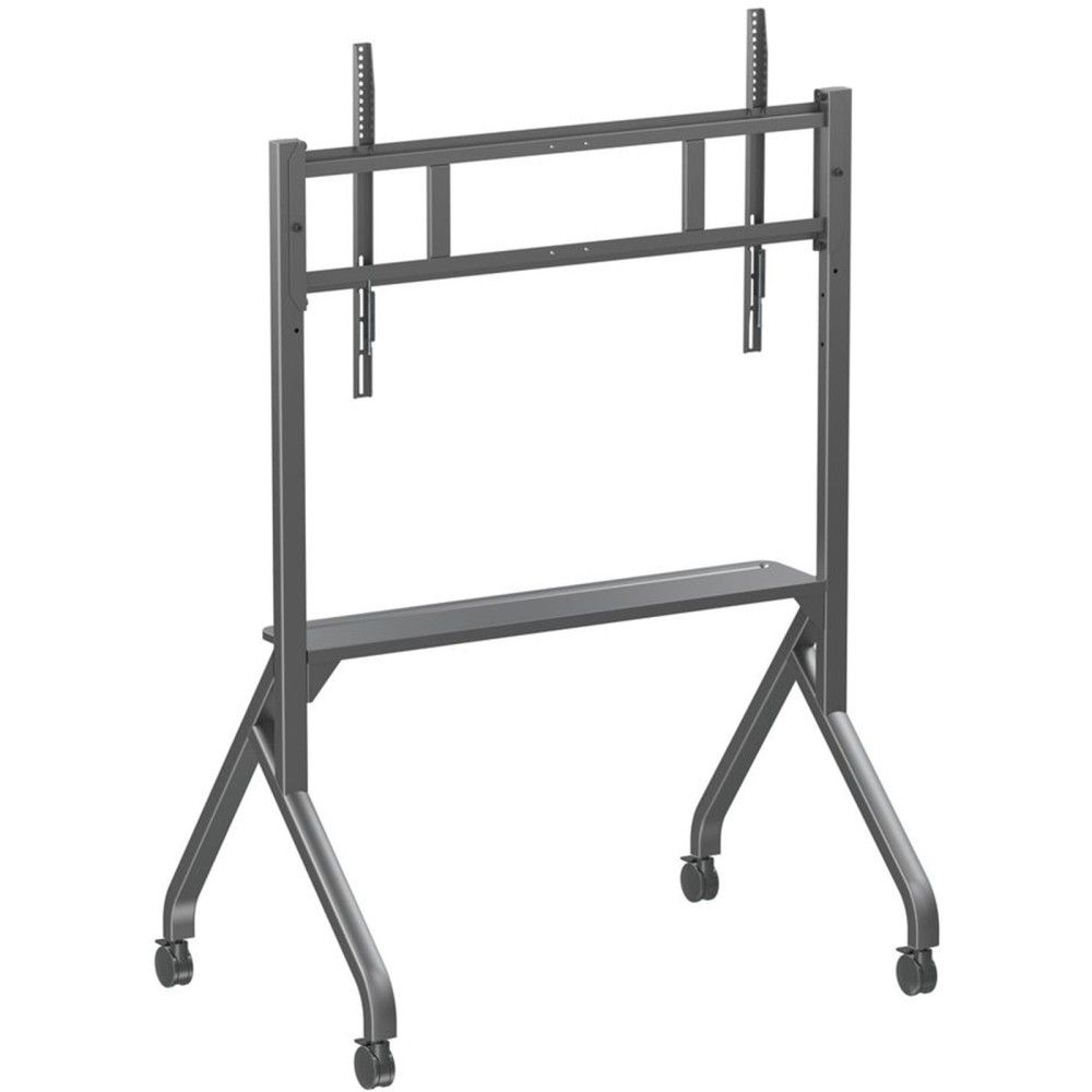 TECHLY  Multifunction Mobile Floor Stand for 65-100" LCD/LED/Plasma TVs Black