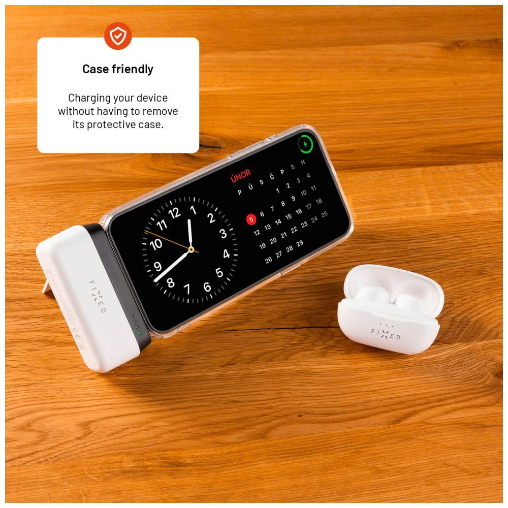 FIXED Zen 5 Plug-in PD 20W 5000mAh PowerBank fehér