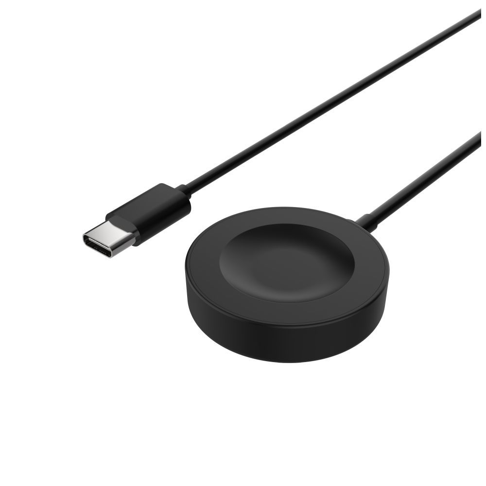 FIXED USB-A töltőkábel Huawei Watch GT 2 Pro/3/3 Pro/4/4 Pro/5/5 Pro okosórához, fekete