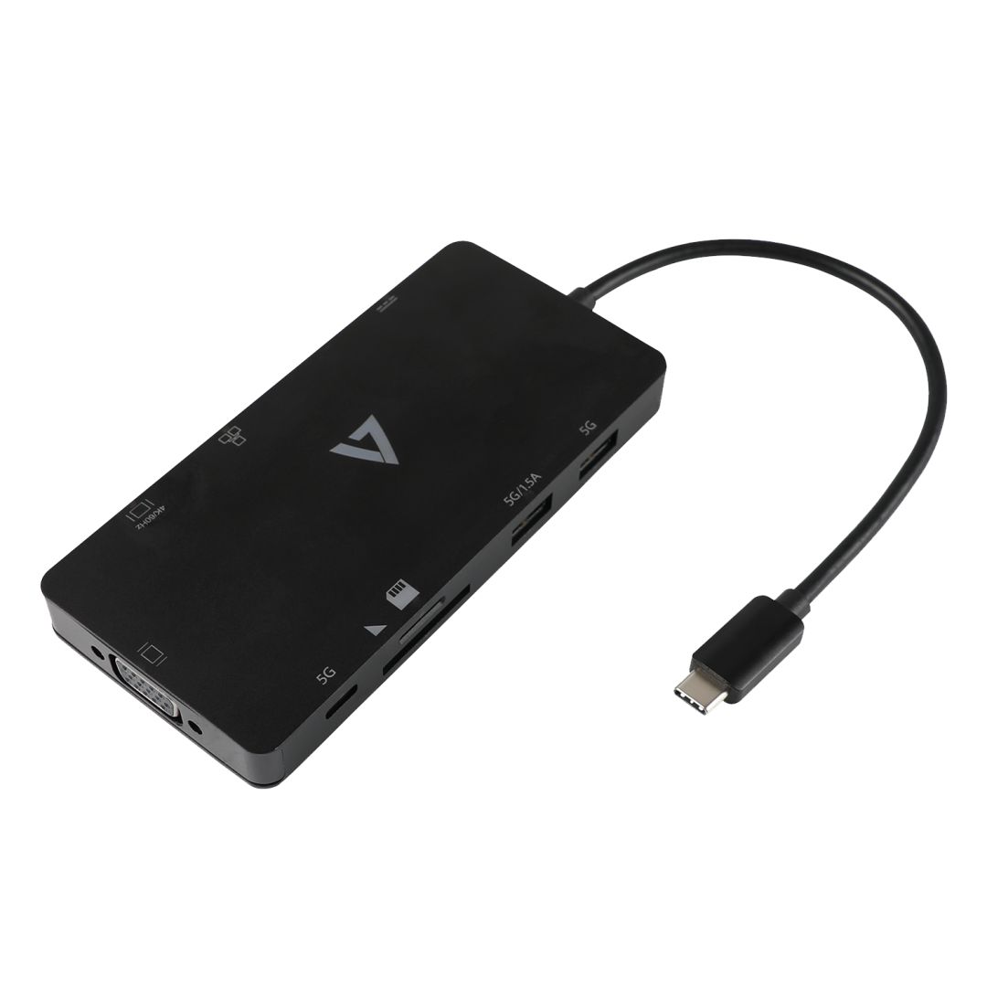 V7 USB-C Alt Mode Mini Alt Mode Docking Station