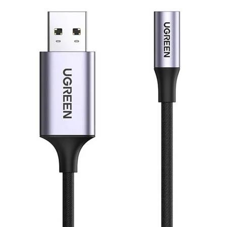 UGREEN CM477 USB-A - 3.5mm mini jack audio adapter Grey