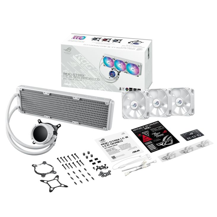 Asus ROG Strix LC III 360 ARGB LCD White Edition