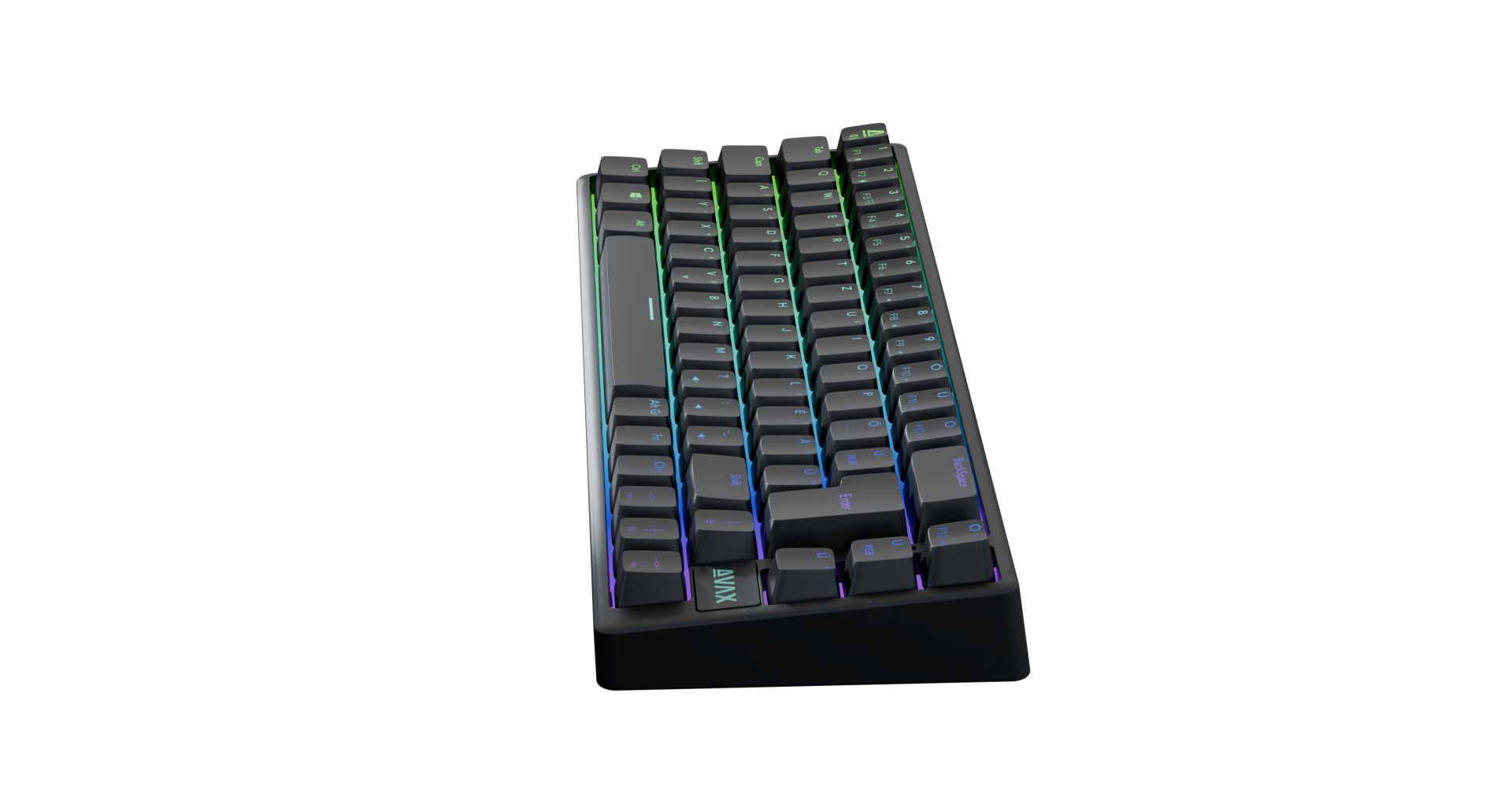 Avax GM01 PRO RGB Gaming Keyboard Black HU