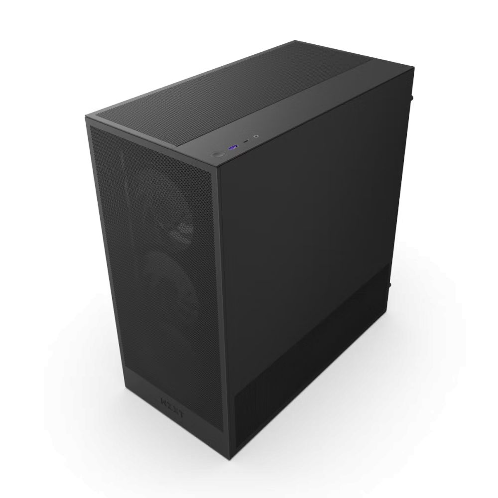 NZXT H5 Flow RGB (2024) Tempered Glass Black